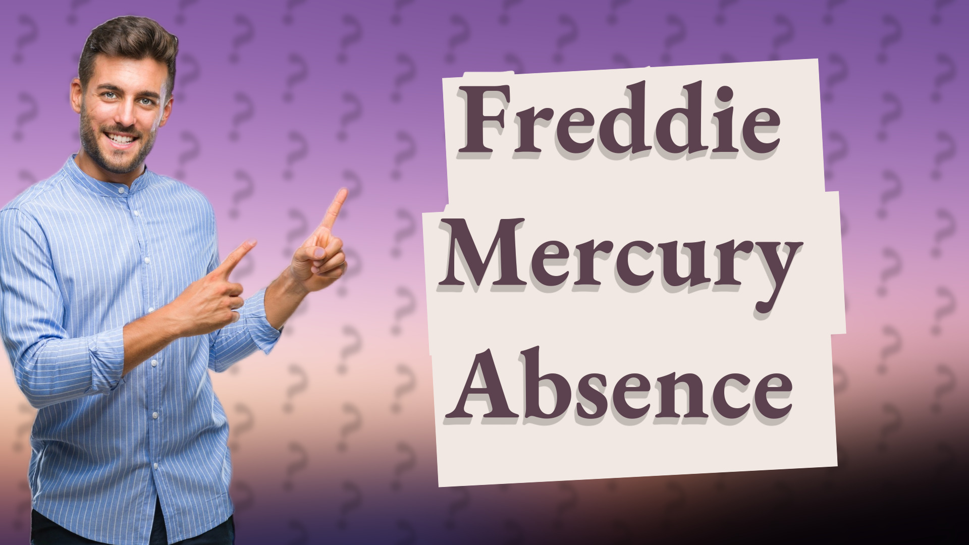 Freddie Mercury Absence