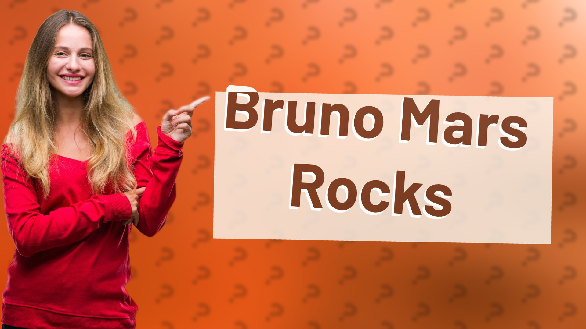 Bruno Mars Rocks