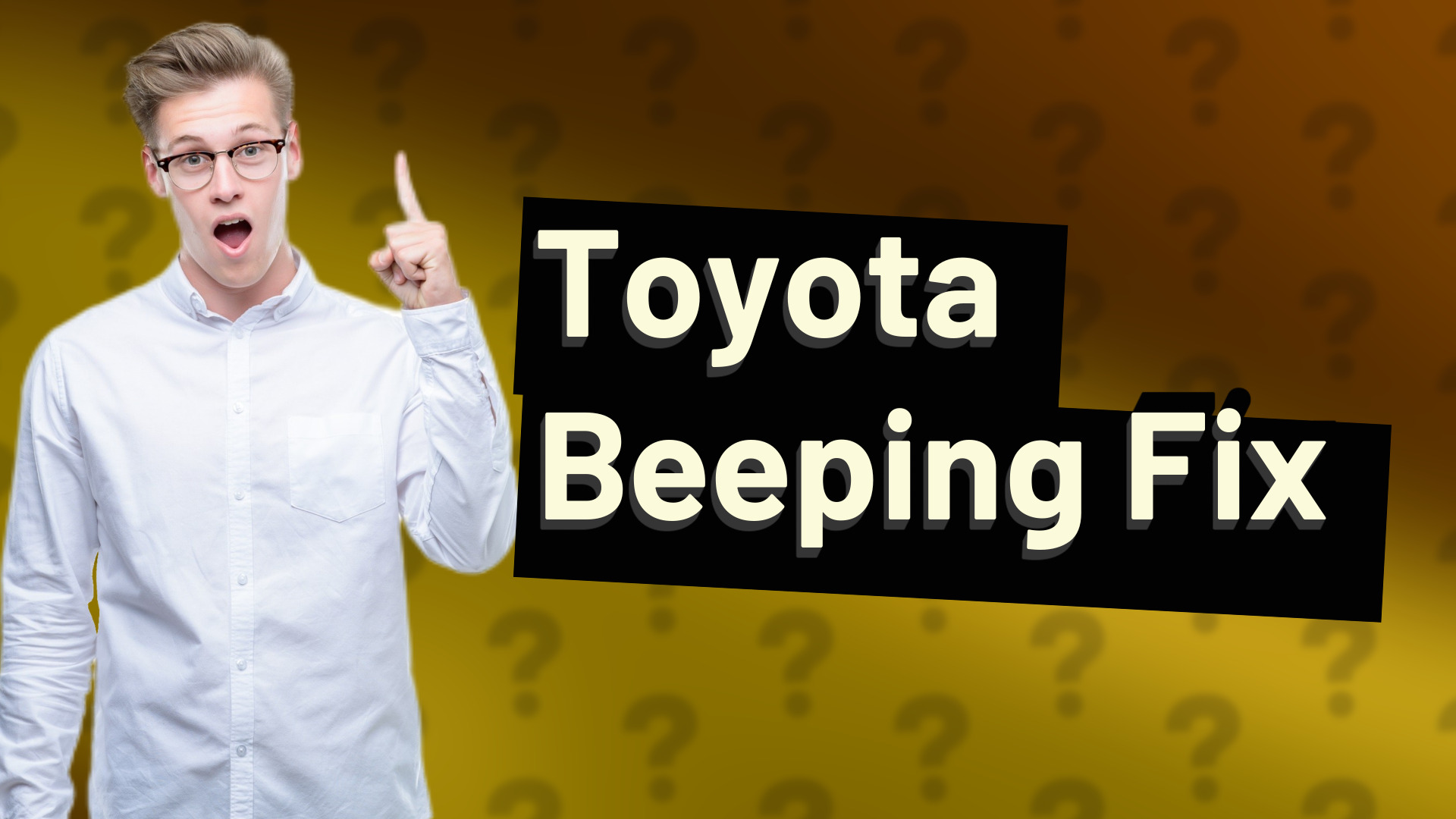 Toyota Beeping Fix