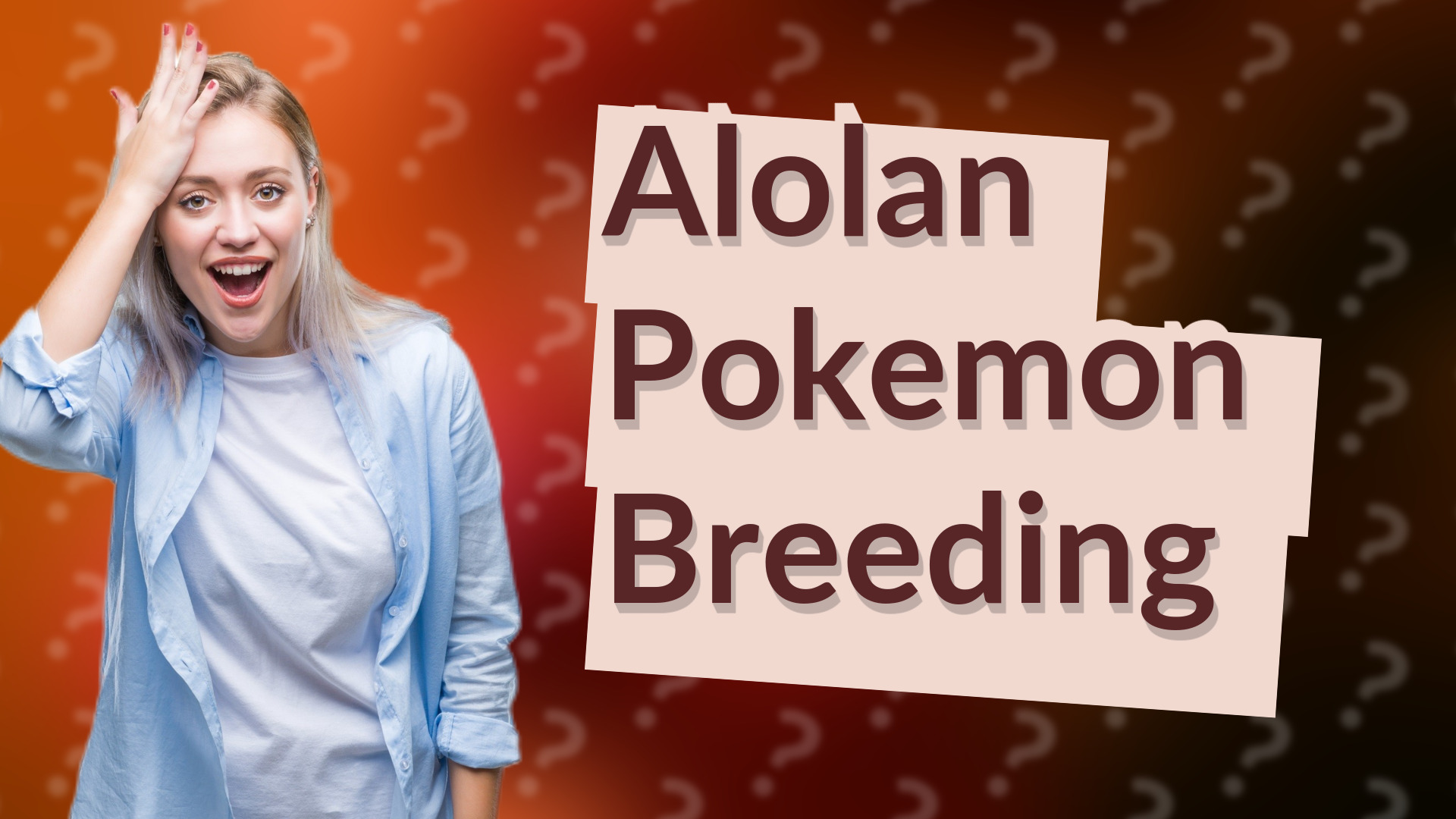 Alolan Pokemon Breeding