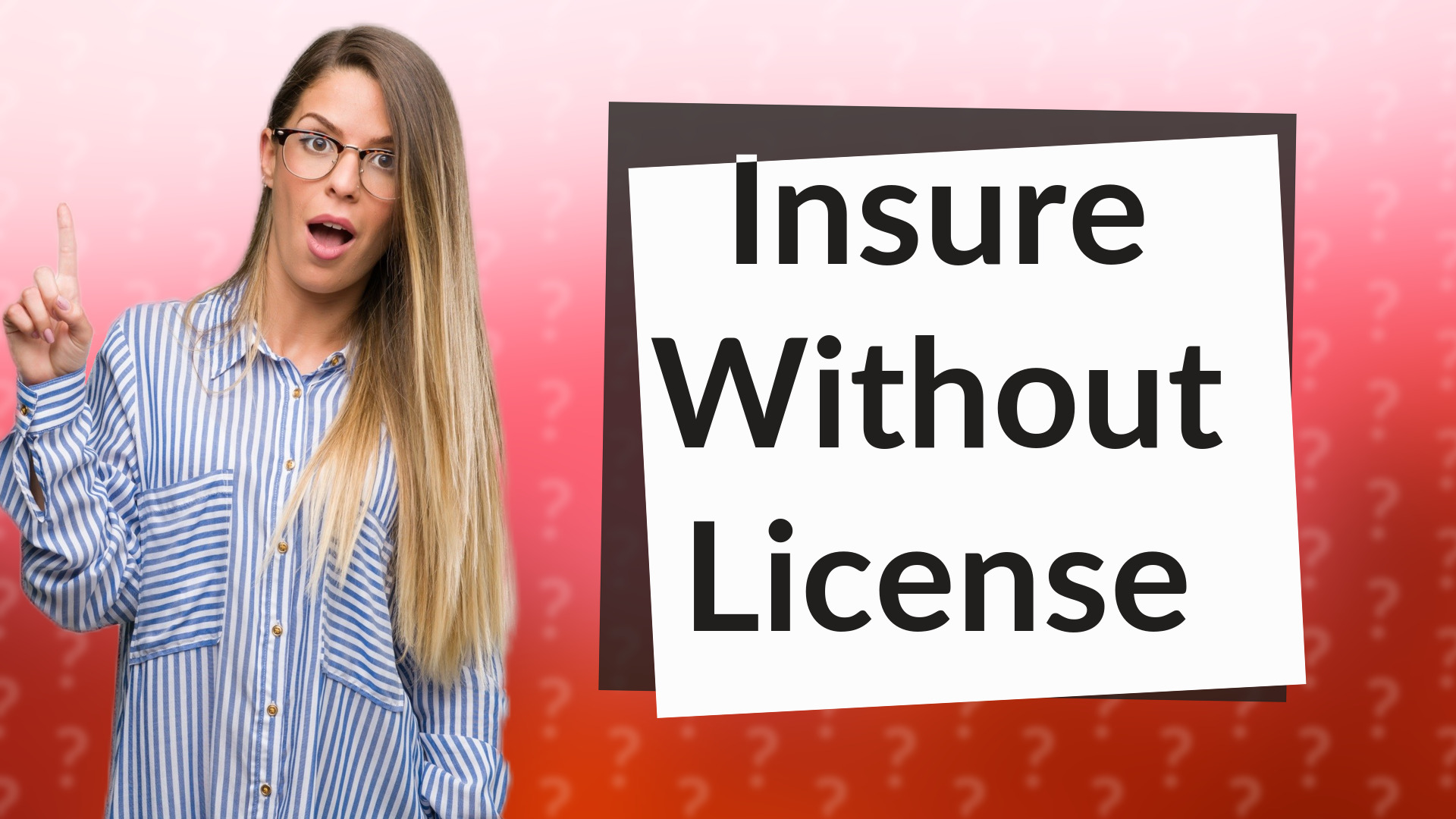 Insure Without License