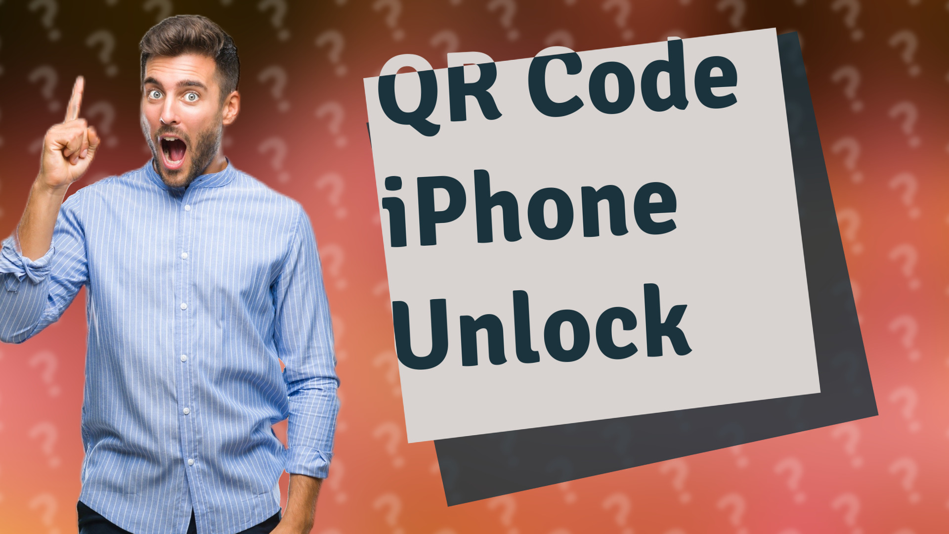 QR Code iPhone Unlock