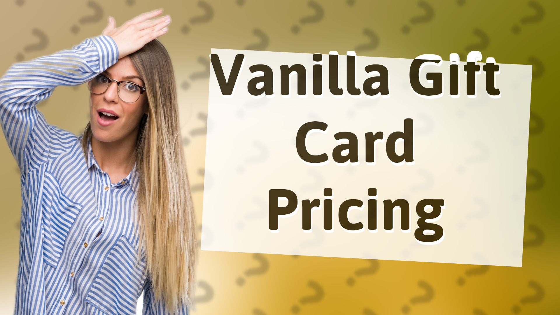 Vanilla Gift Card Pricing