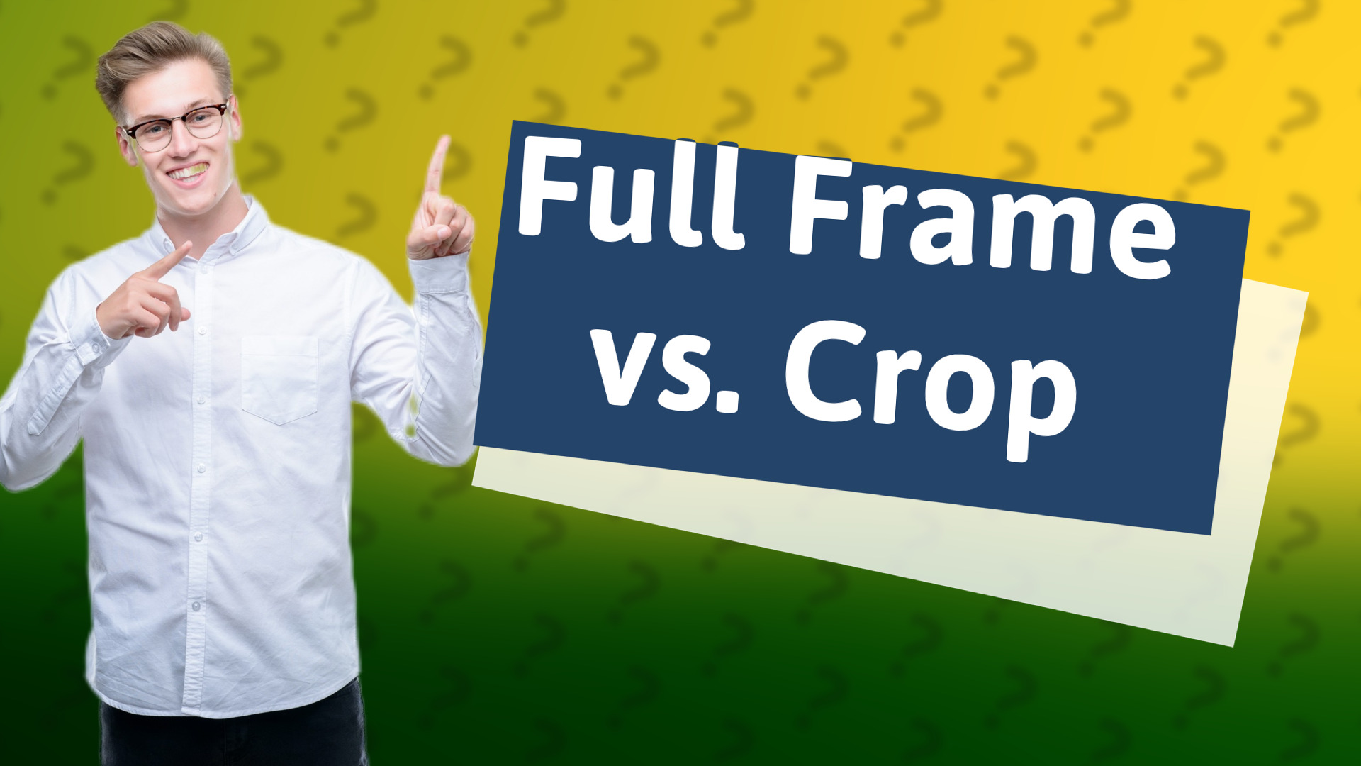 Full Frame vs. Crop