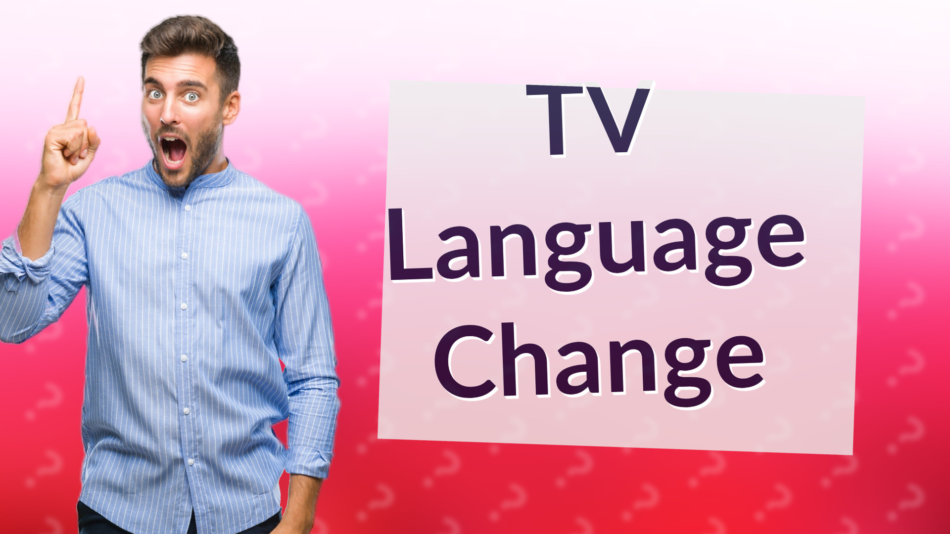 TV Language Change