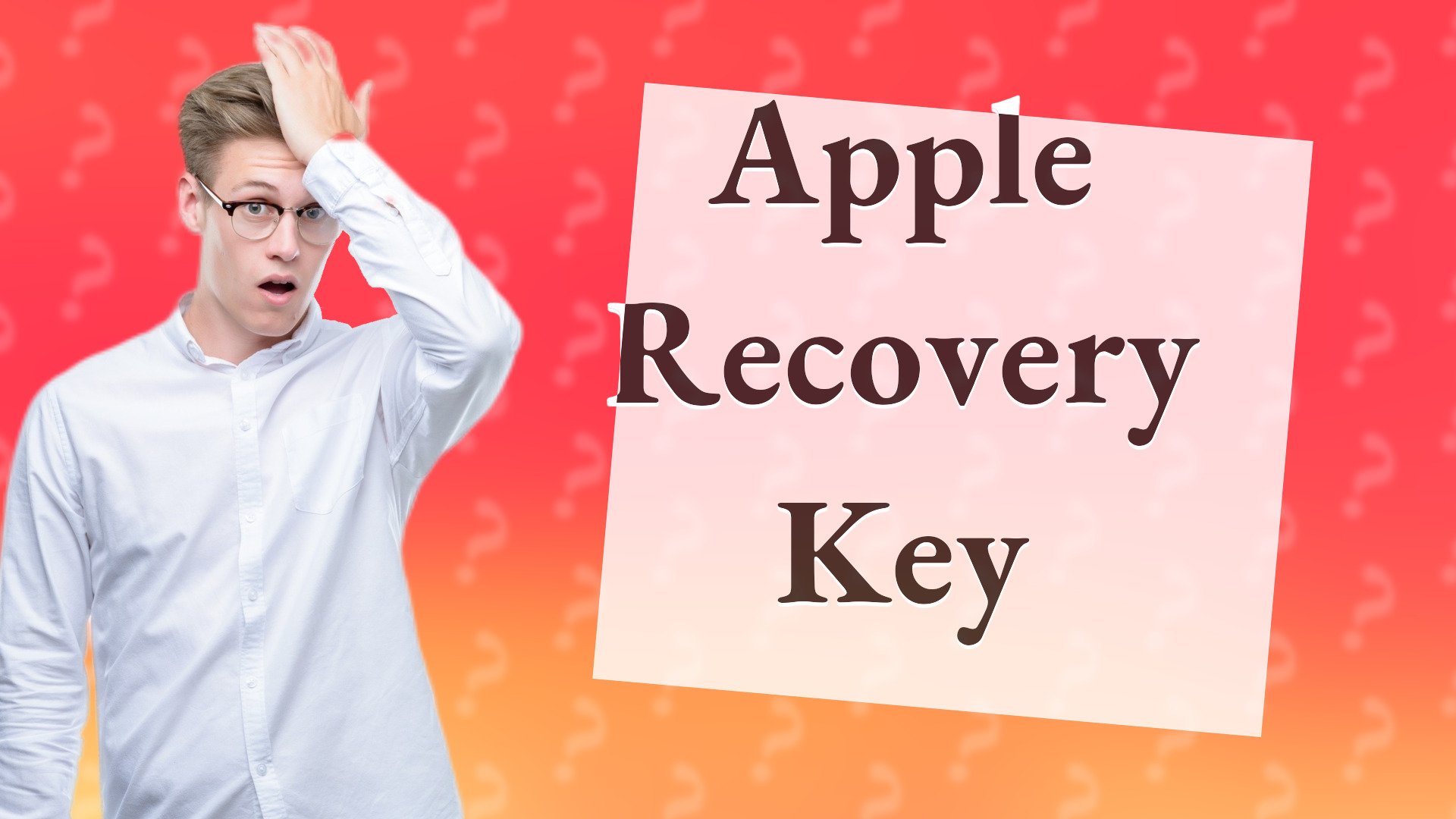 Apple Recovery Key
