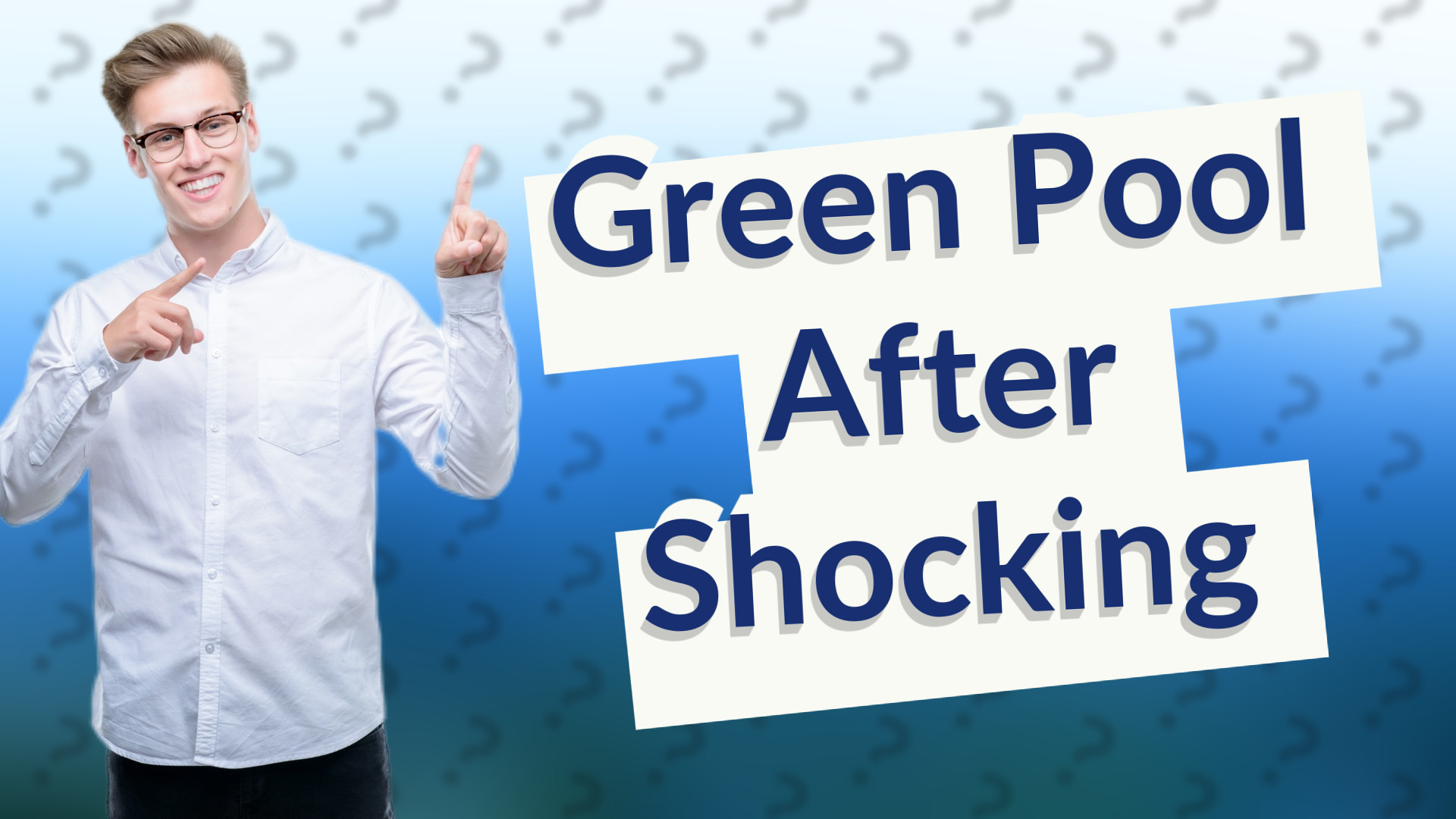 Green Pool After Shocking