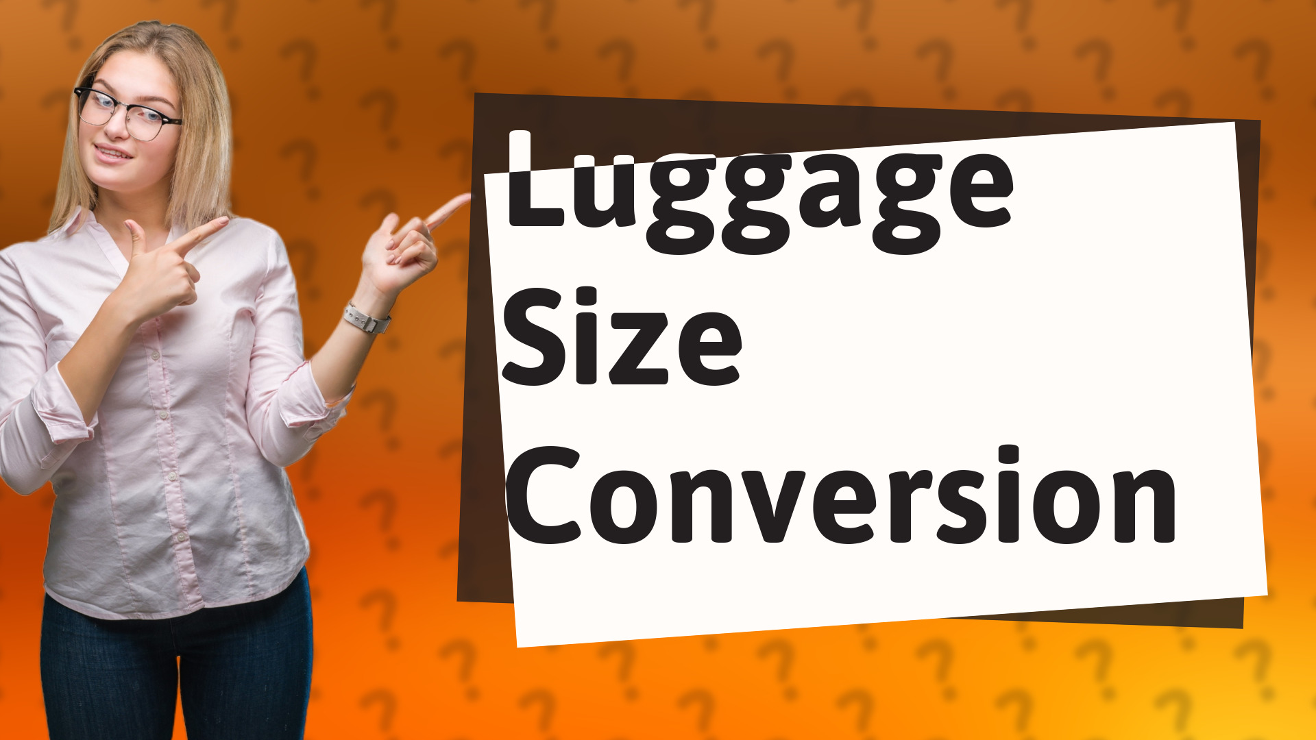 Luggage Size Conversion