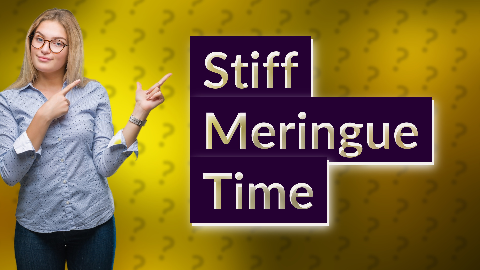 Stiff Meringue Time