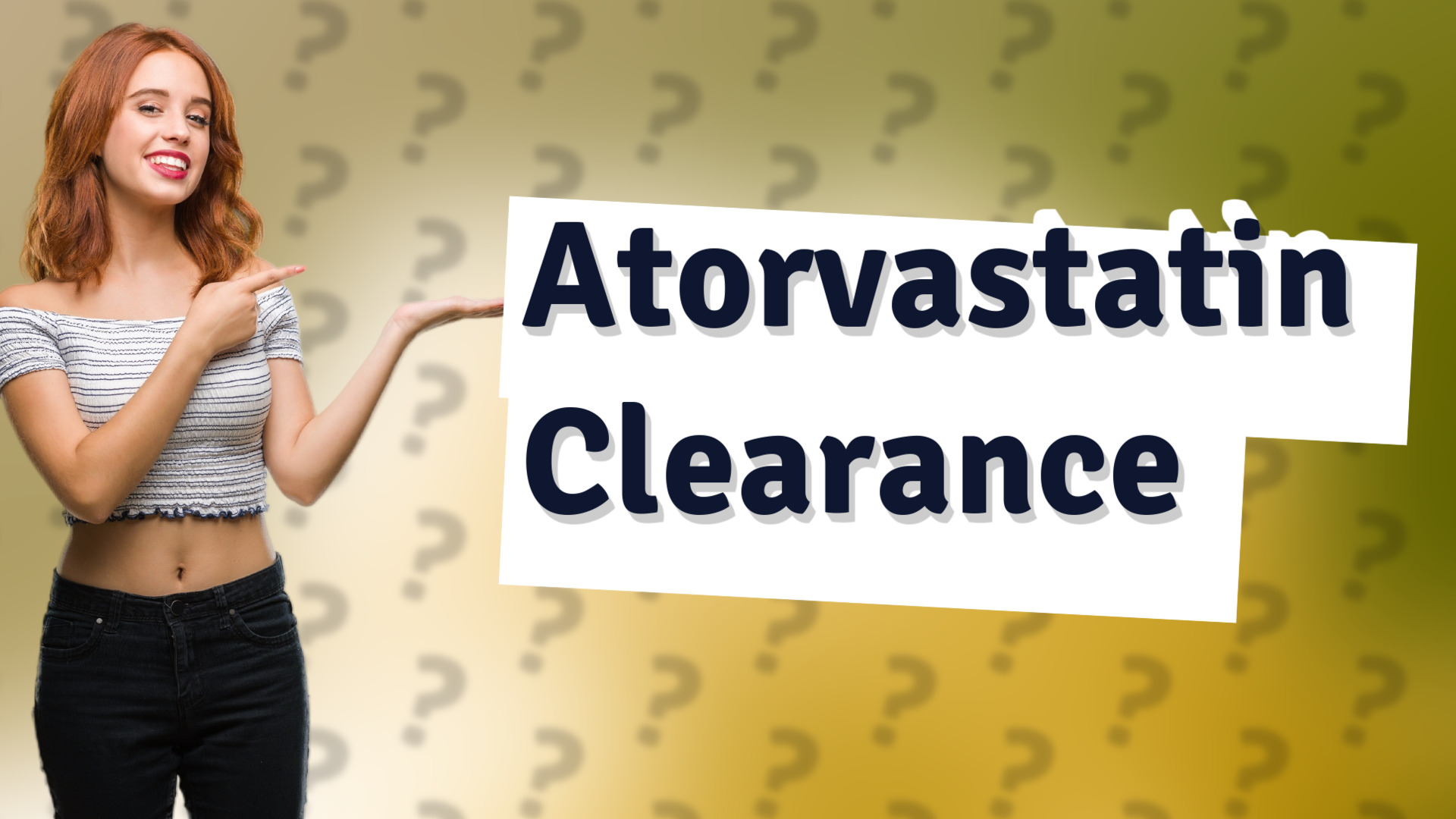 Atorvastatin Clearance