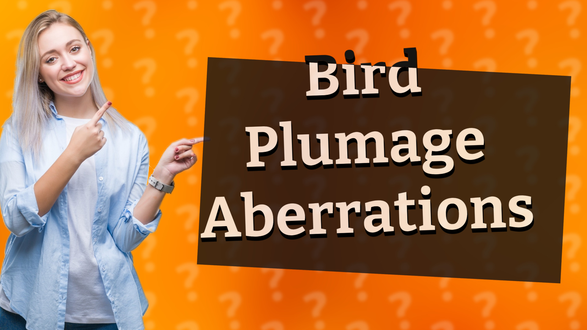 Bird Plumage Aberrations