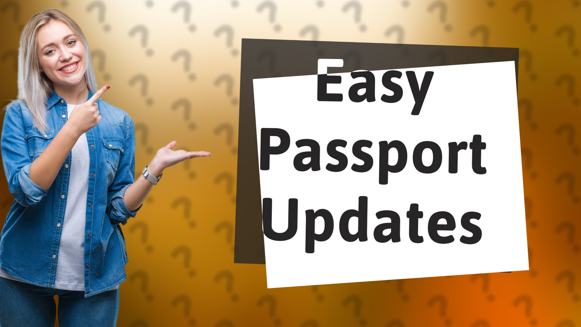 Easy Passport Updates