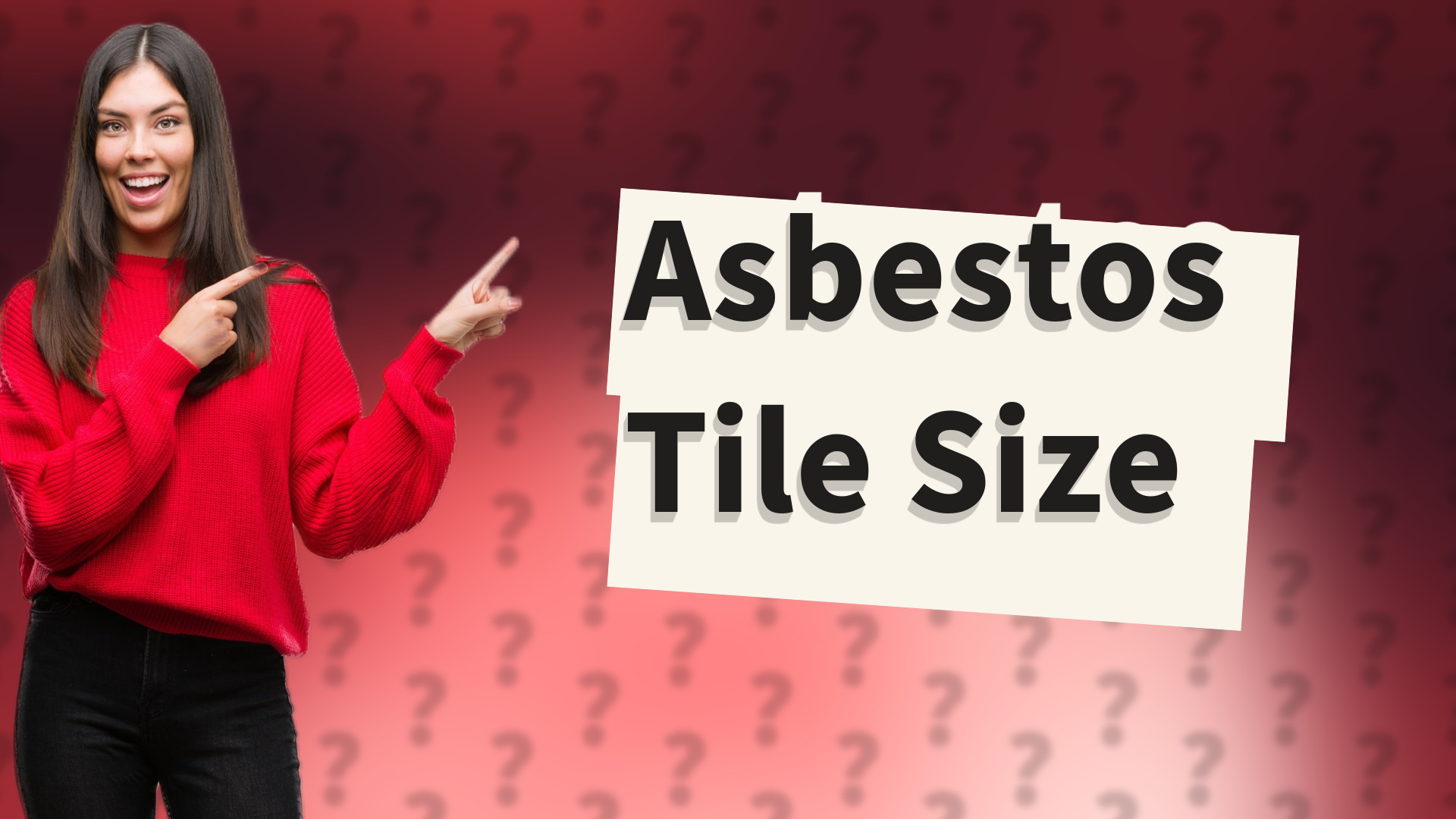 Asbestos Tile Size