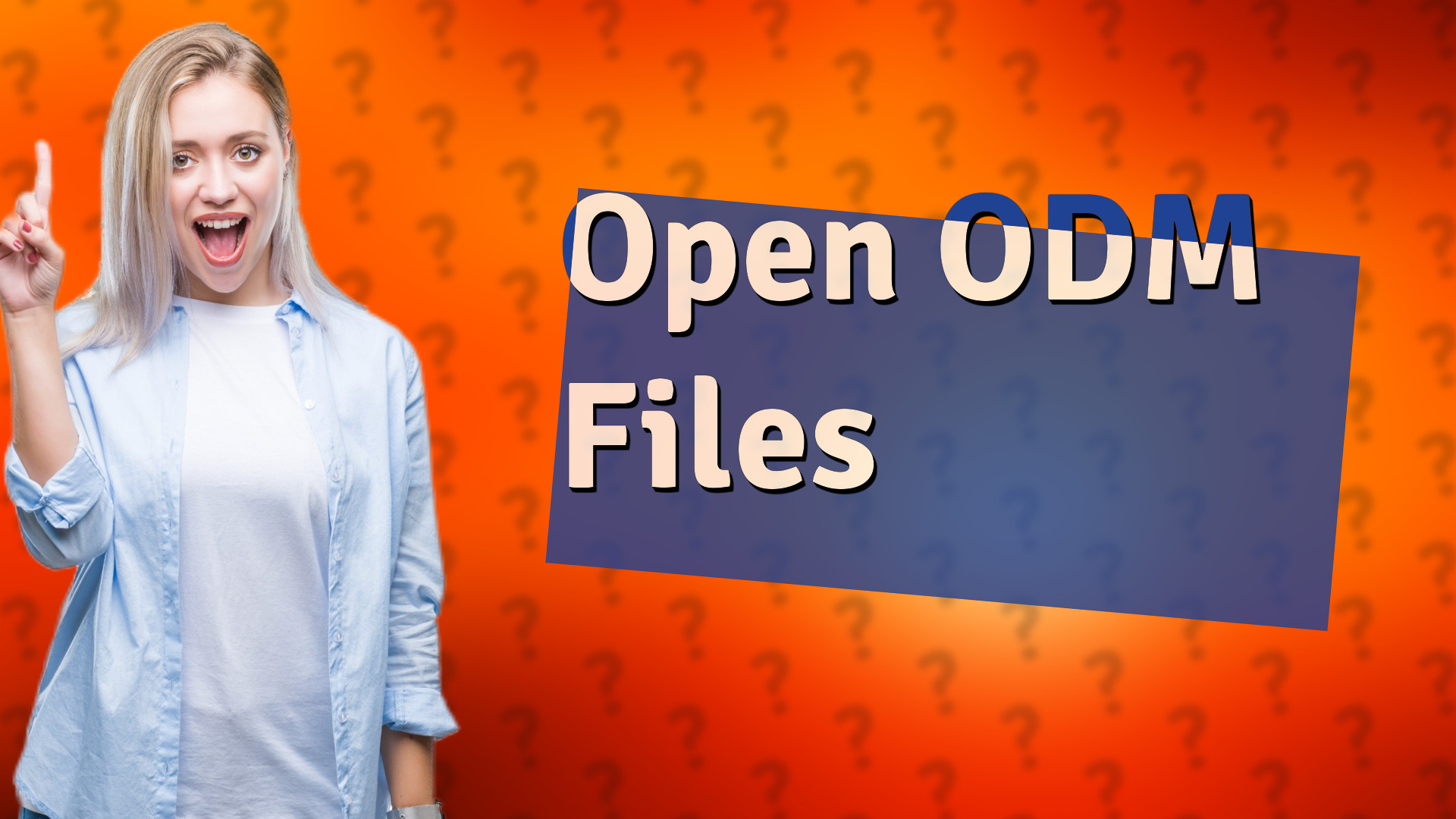 Open ODM Files