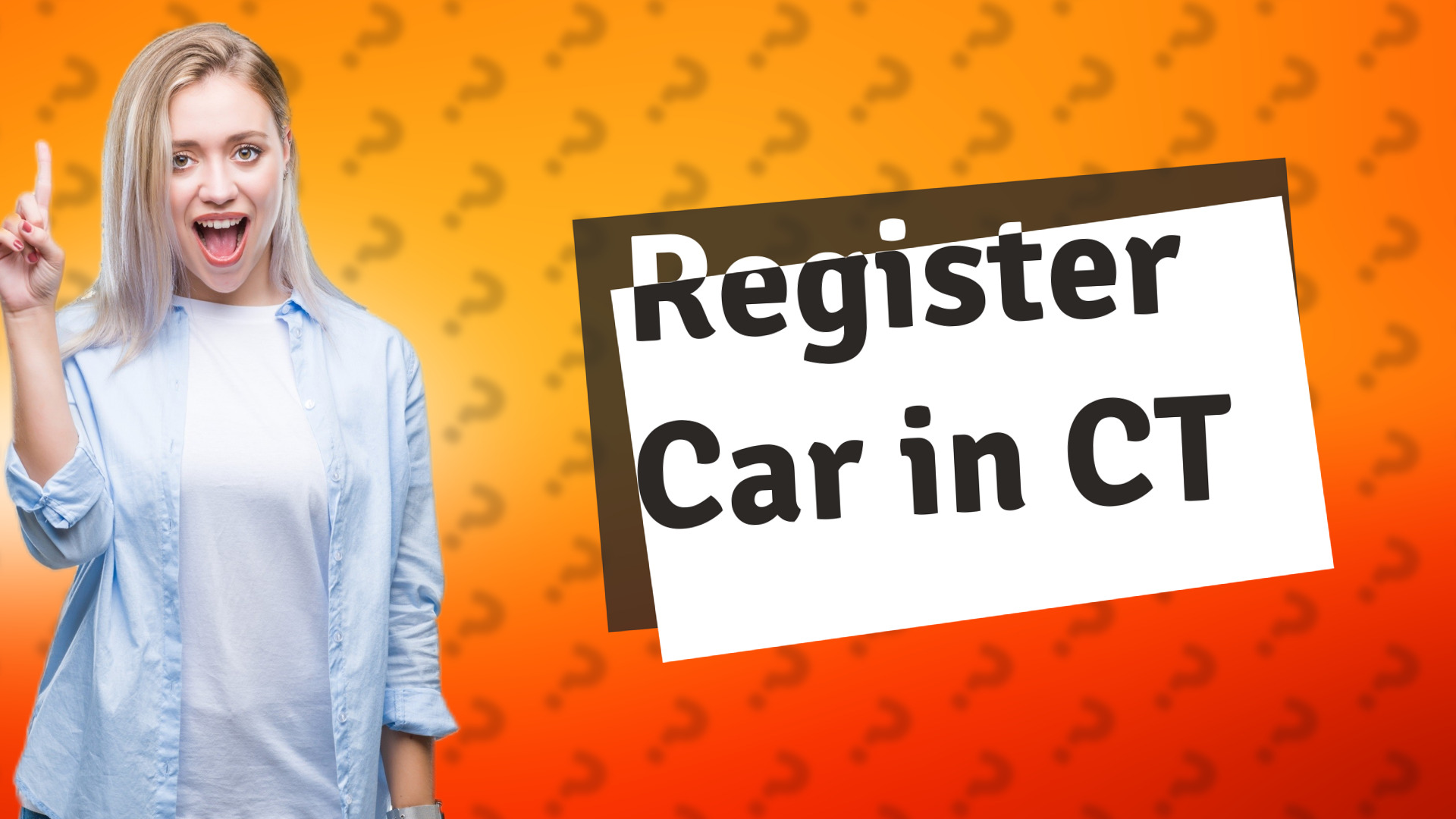 Register Car in CT