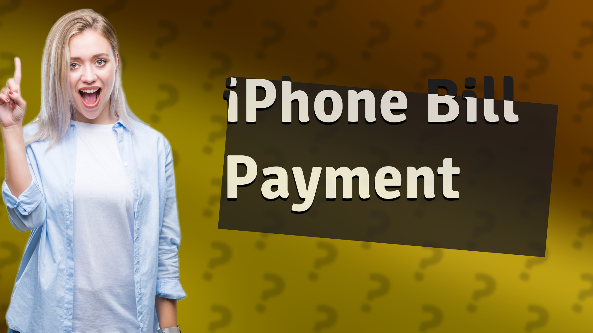 iPhone Bill Payment