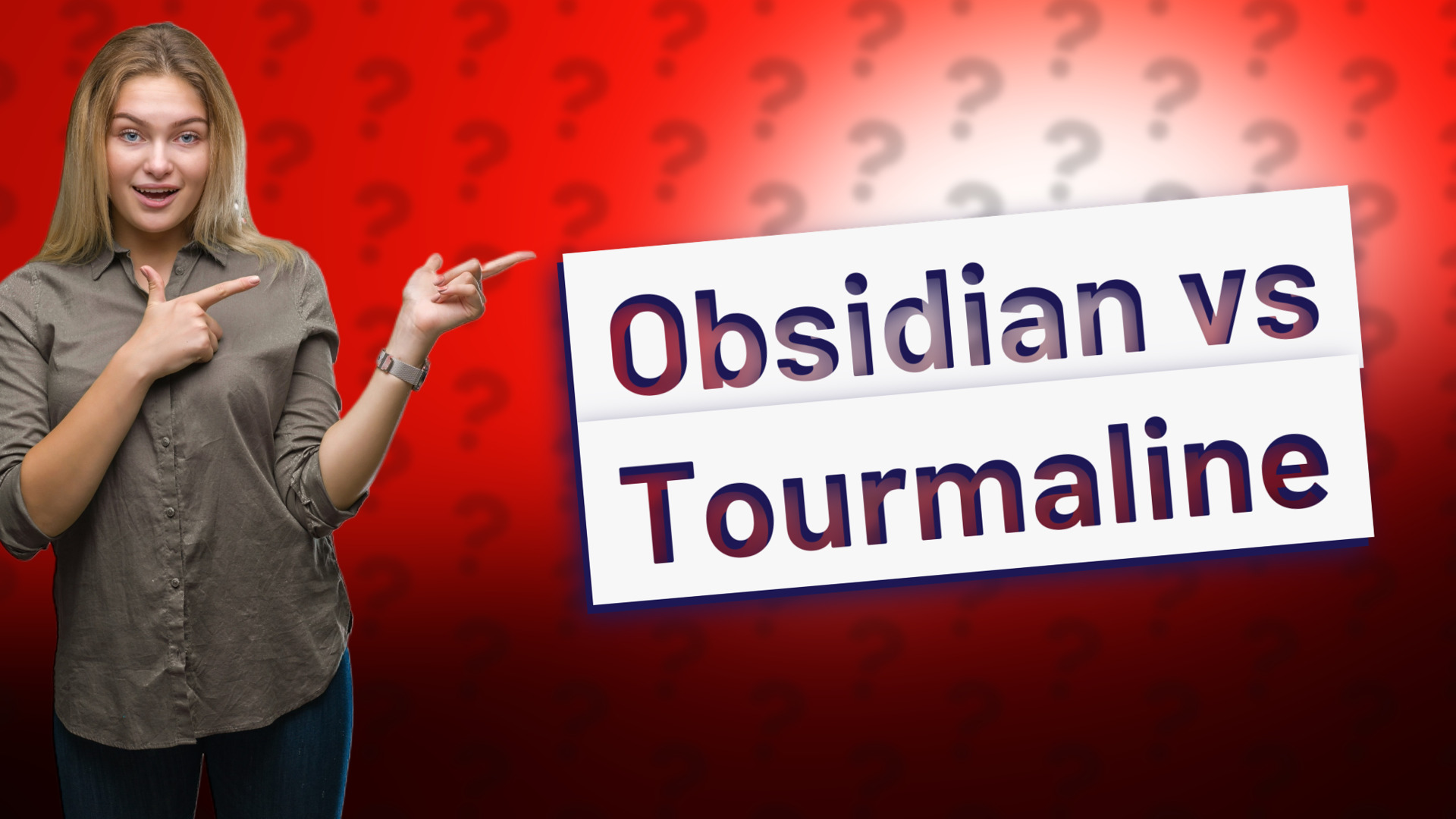 Obsidian vs Tourmaline