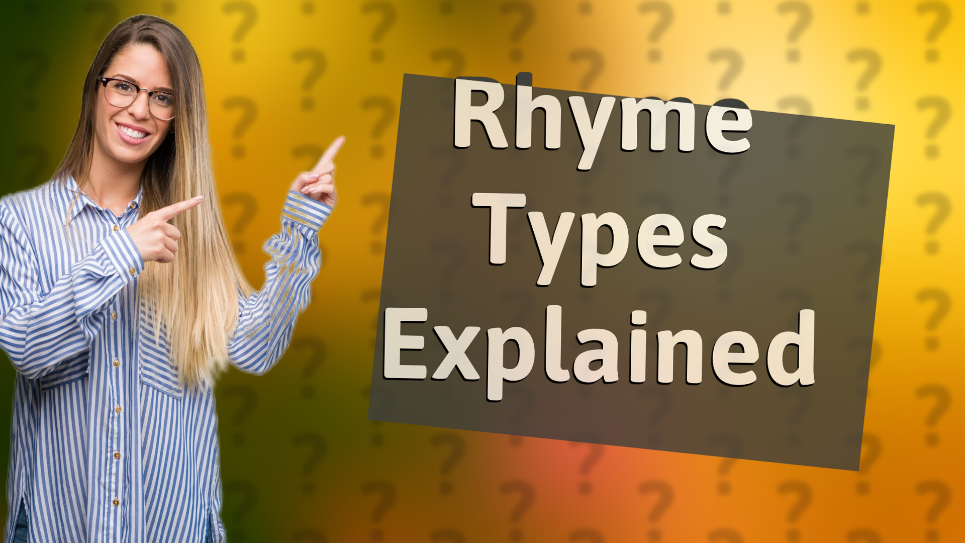 Rhyme Types Explained