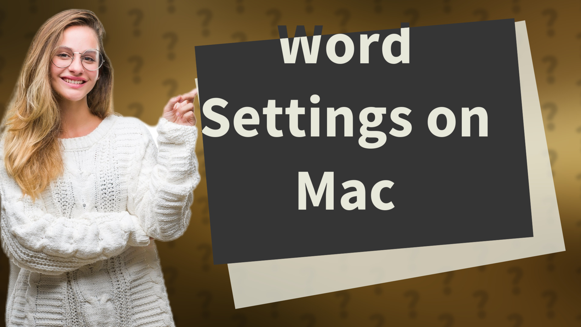 Word Settings on Mac