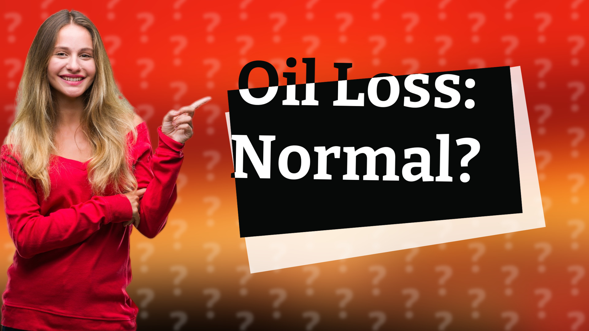Oil Loss: Normal?
