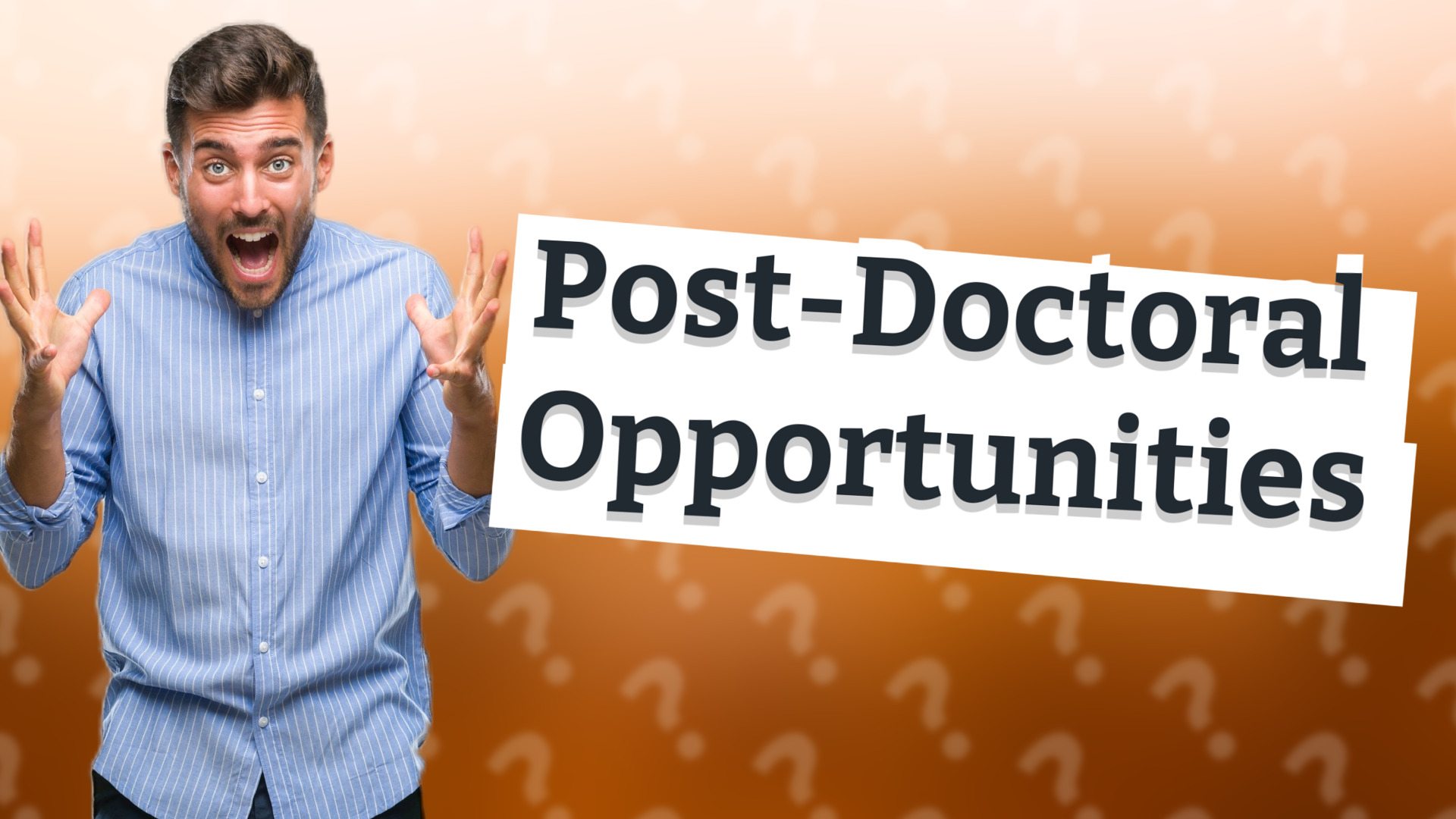 Post-Doctoral Opportunities