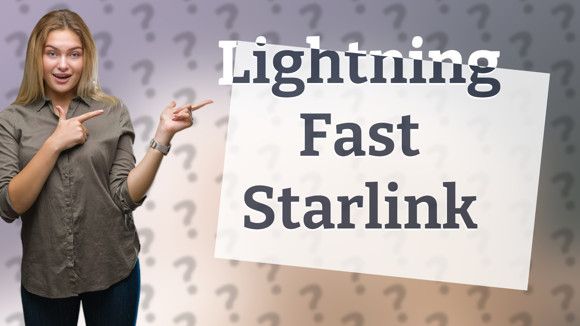 Lightning Fast Starlink