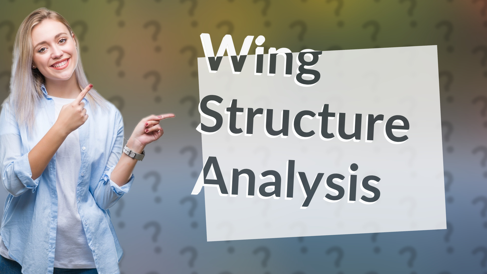 Wing Structure Analysis