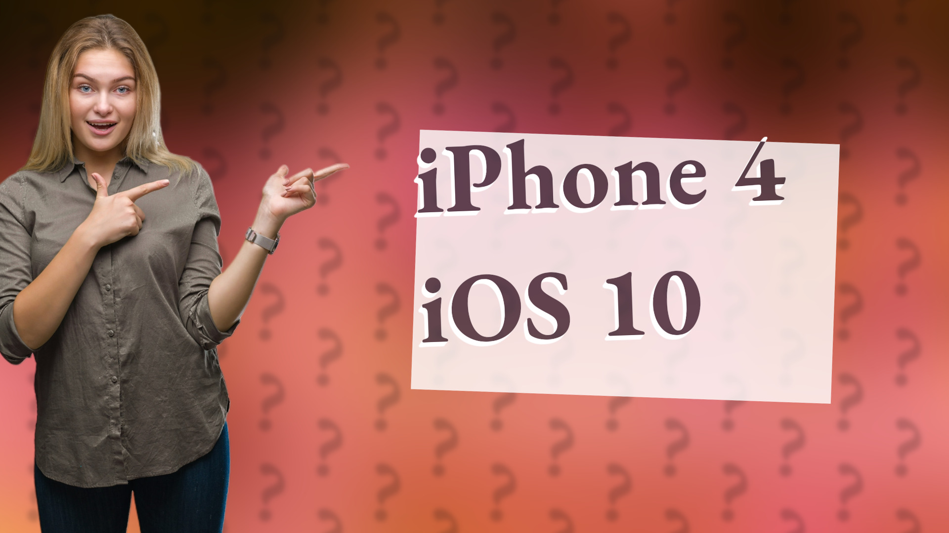 iPhone 4 iOS 10