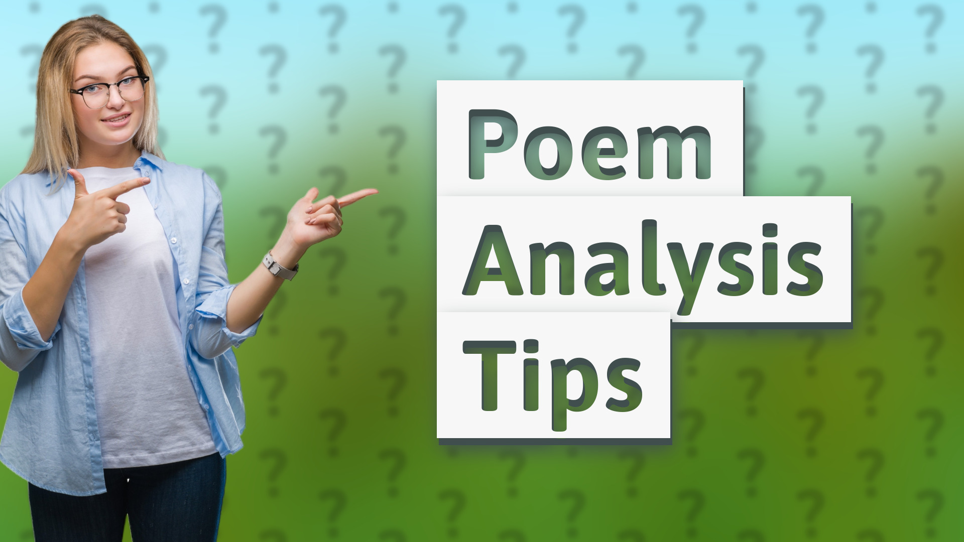 Poem Analysis Tips