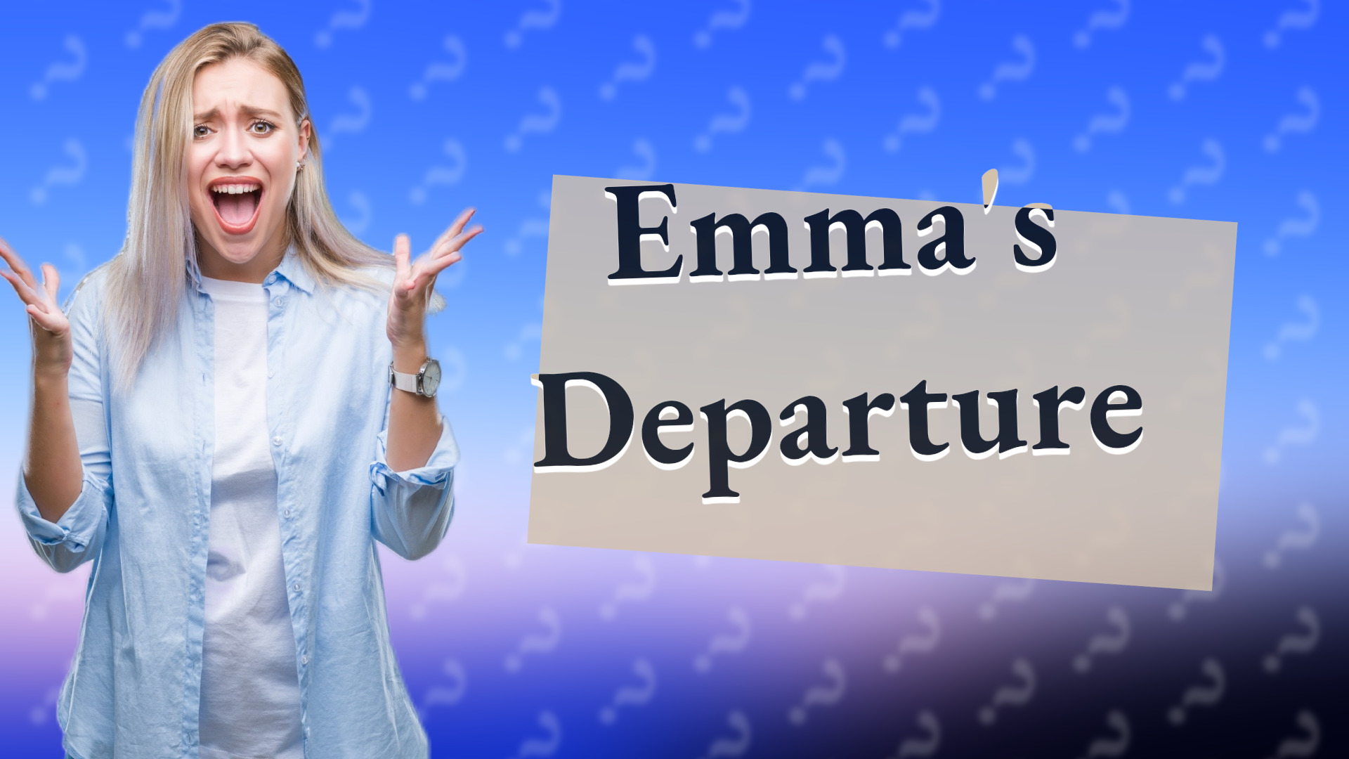Emma's Departure