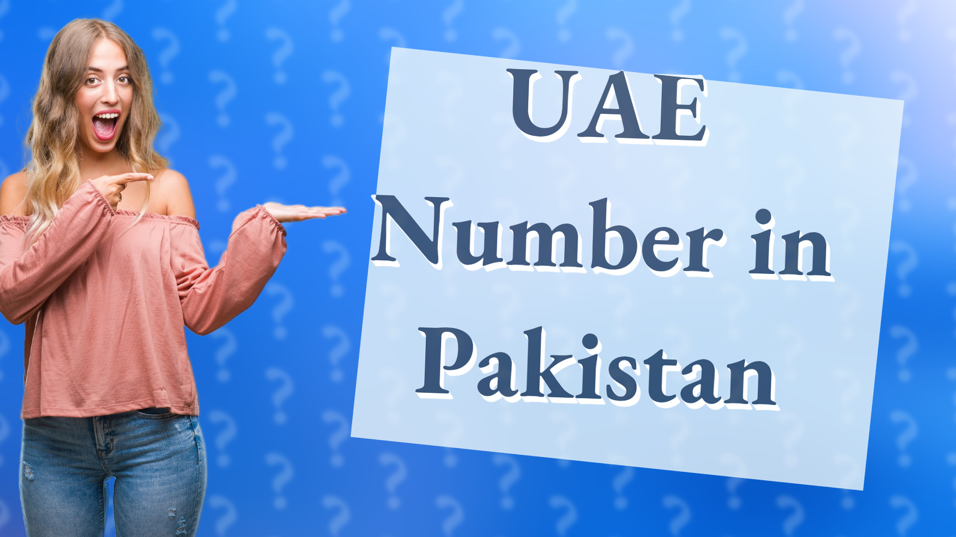 UAE Number in Pakistan
