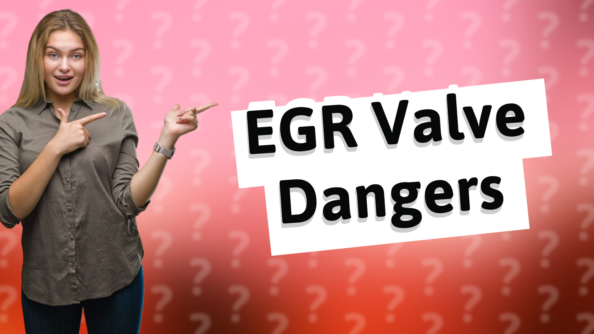 EGR Valve Dangers