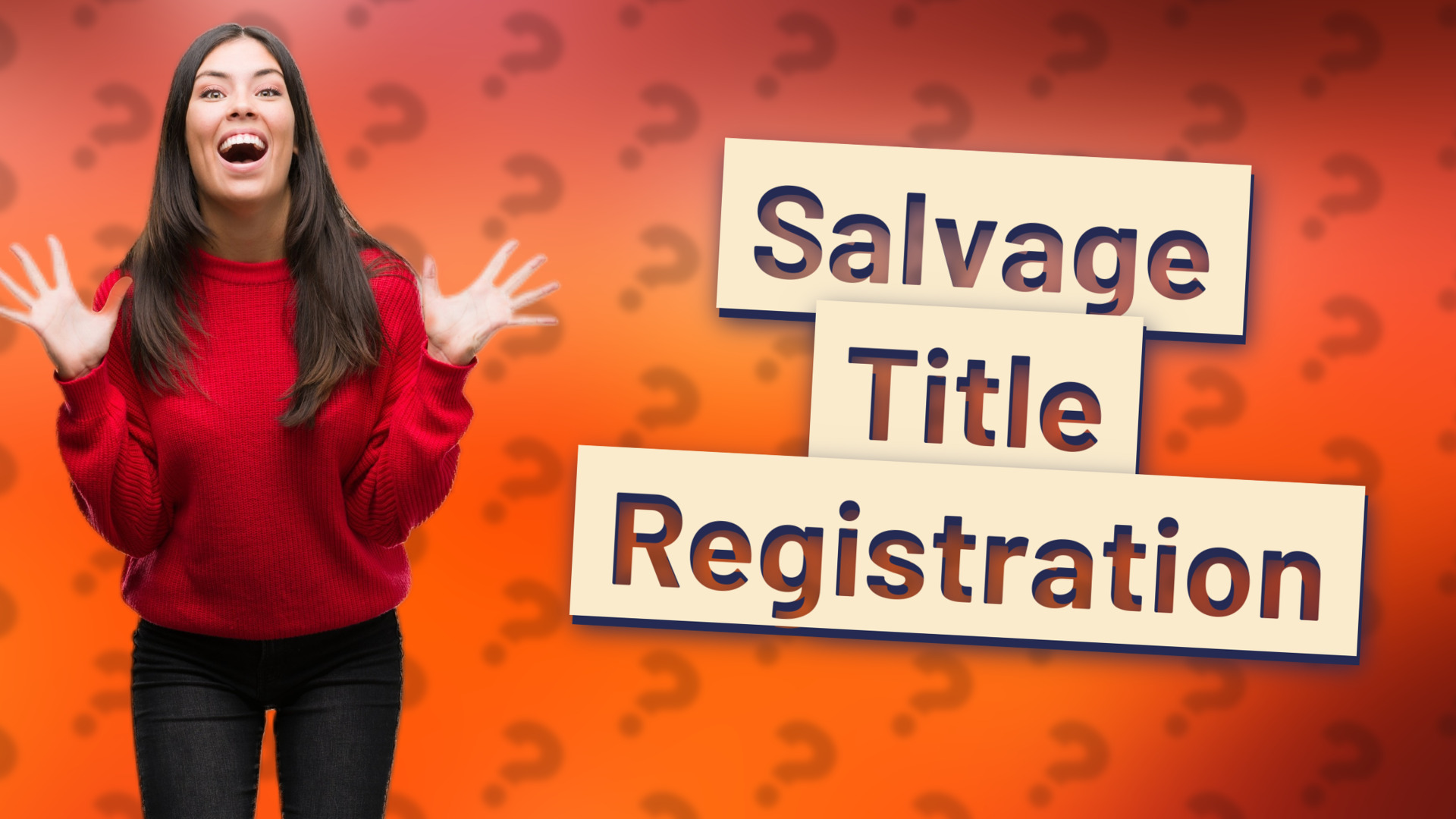 Salvage Title Registration
