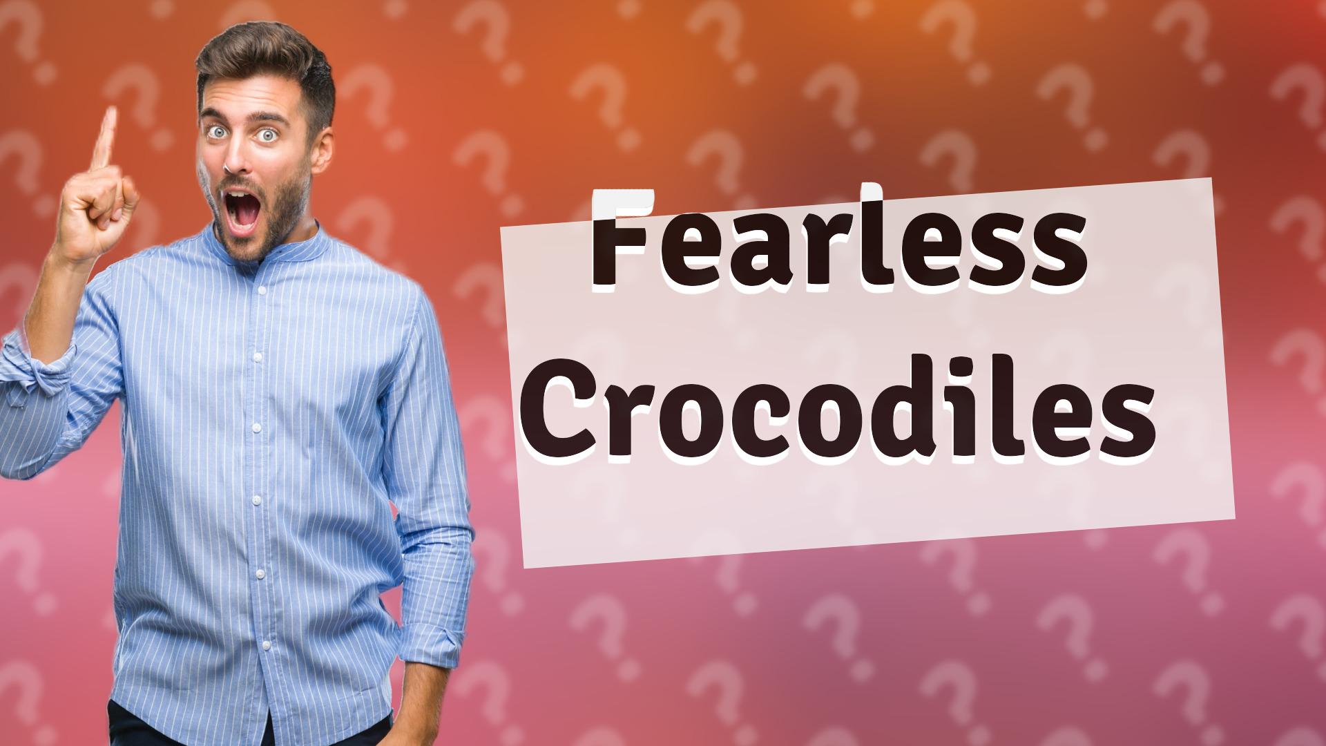 Fearless Crocodiles