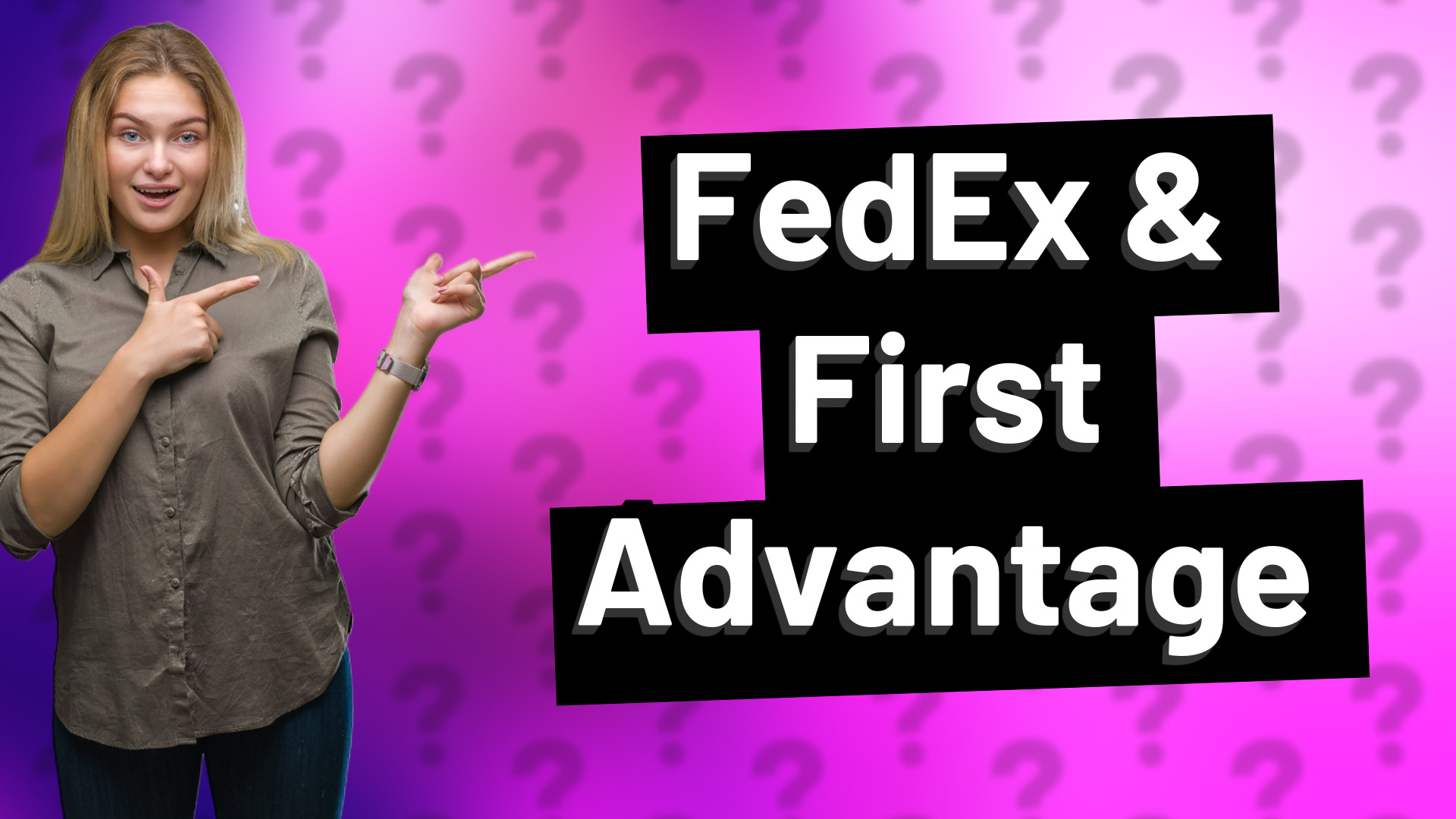 FedEx & First Advantage