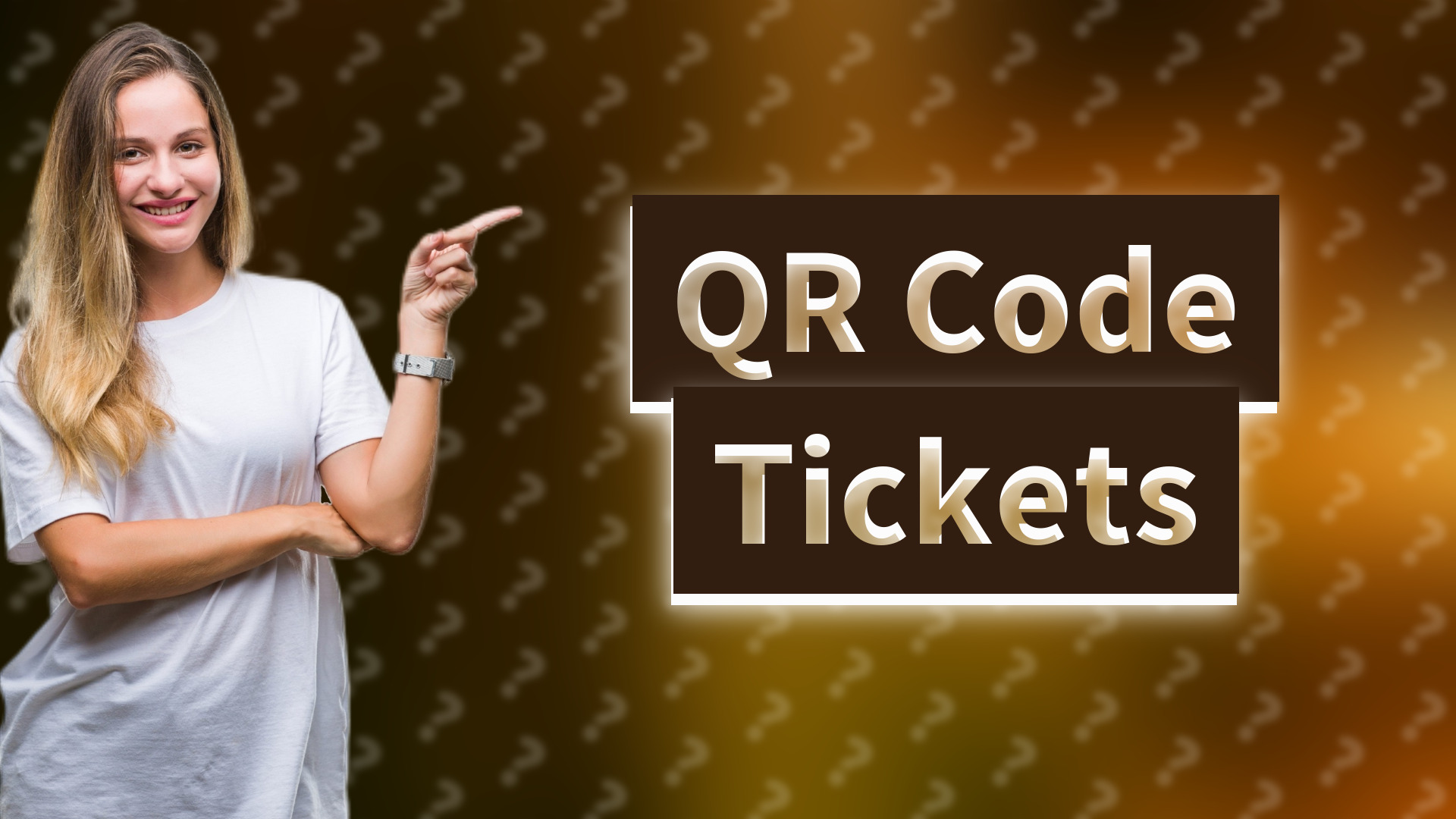 QR Code Tickets