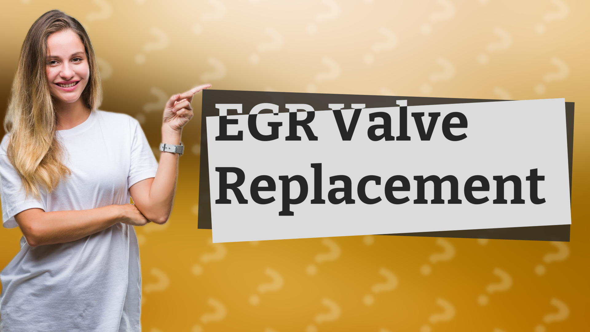 EGR Valve Replacement