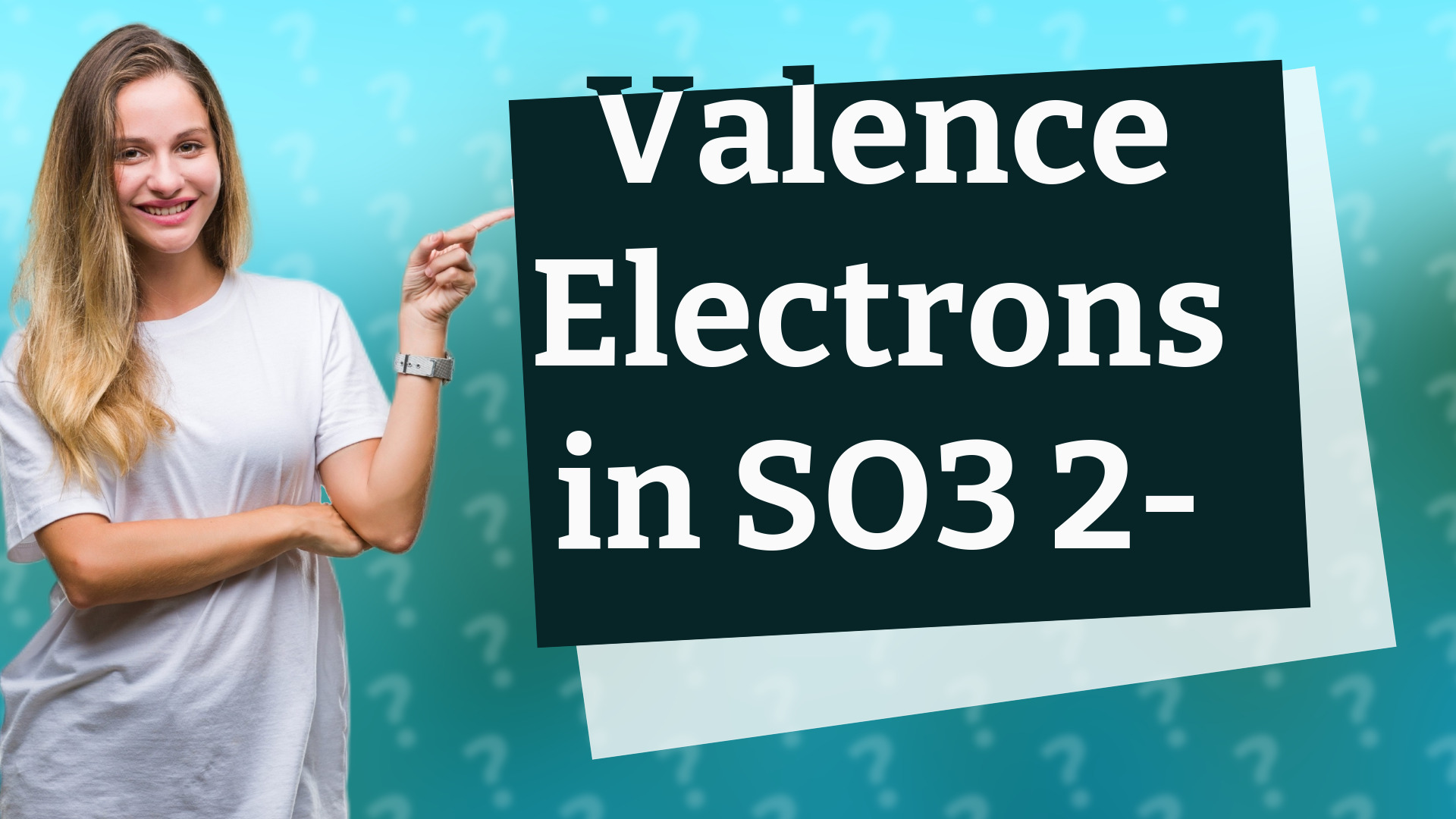Valence Electrons in SO3 2-