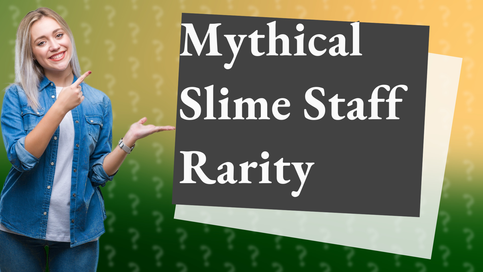 Mythical Slime Staff Rarity