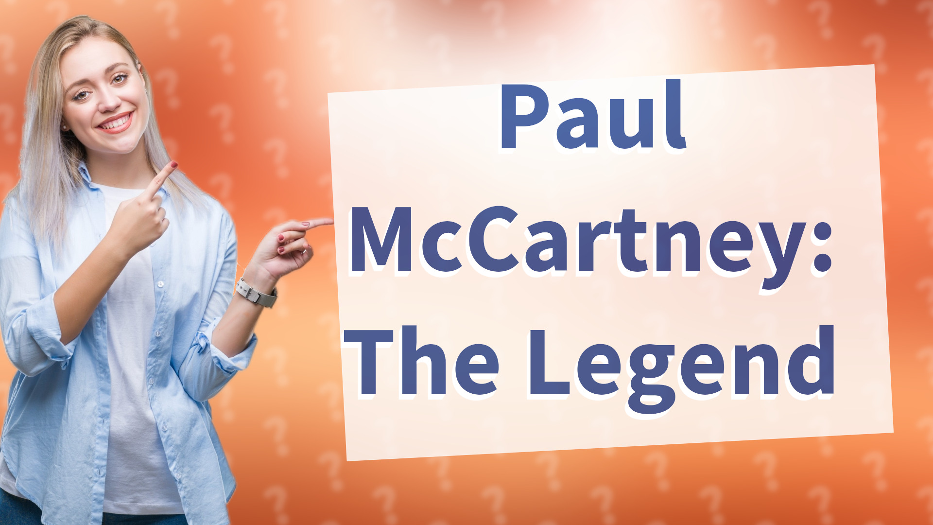Paul McCartney: The Legend