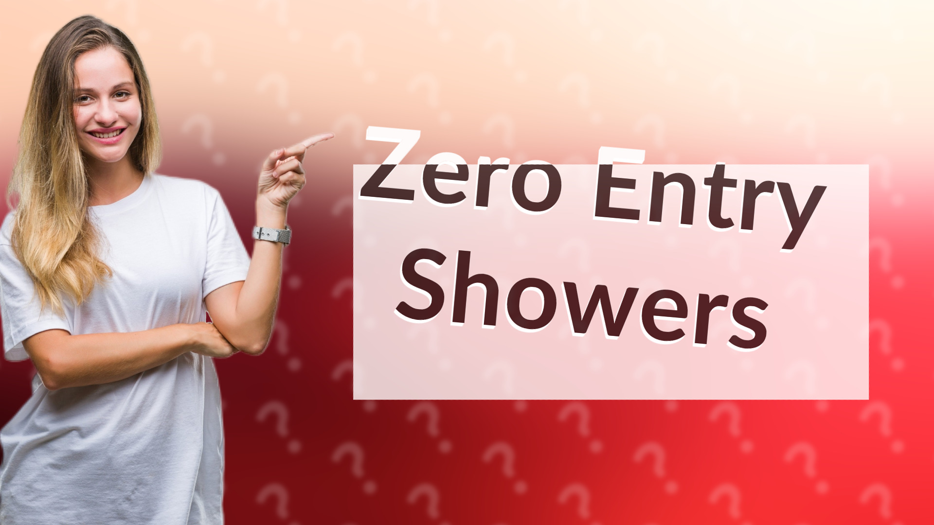 Zero Entry Showers