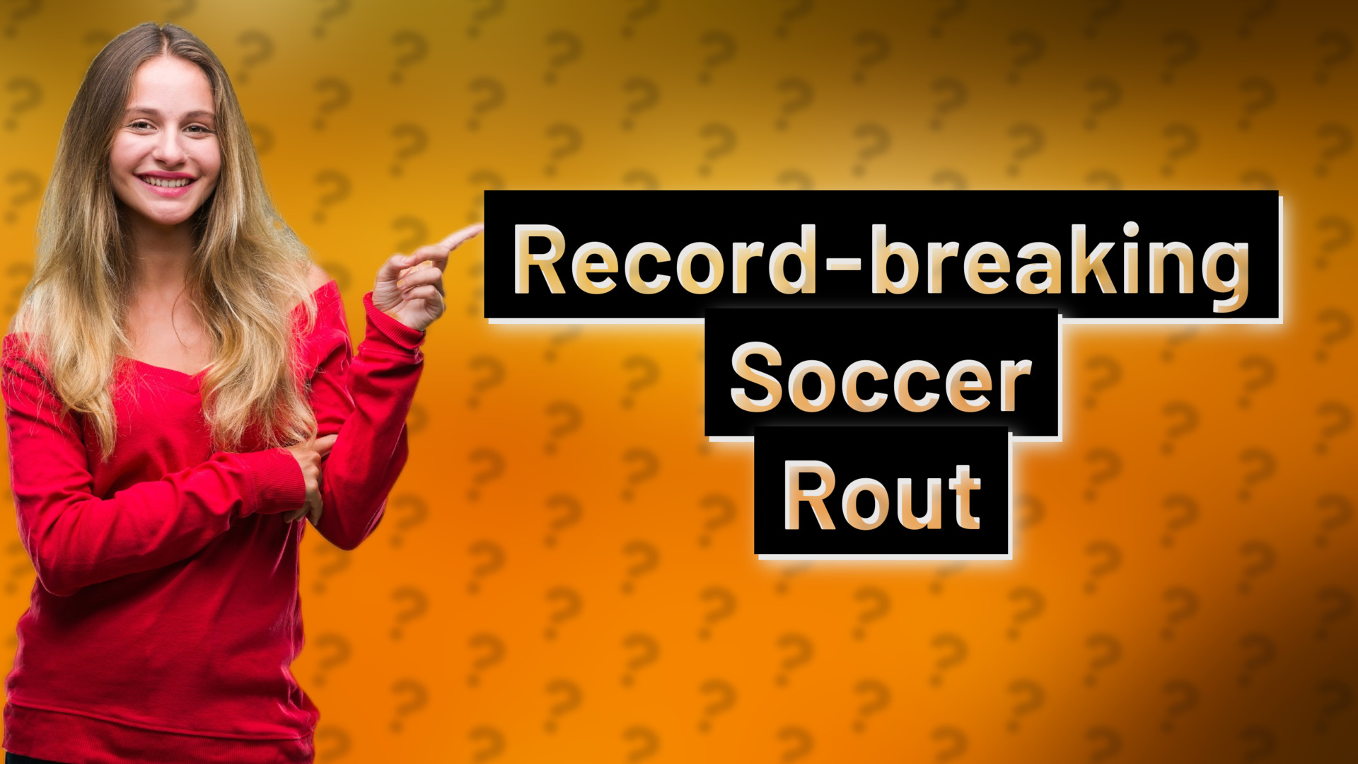 Record-breaking Soccer Rout