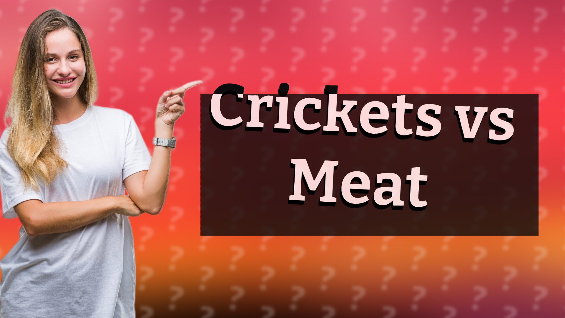 Crickets vs Meat