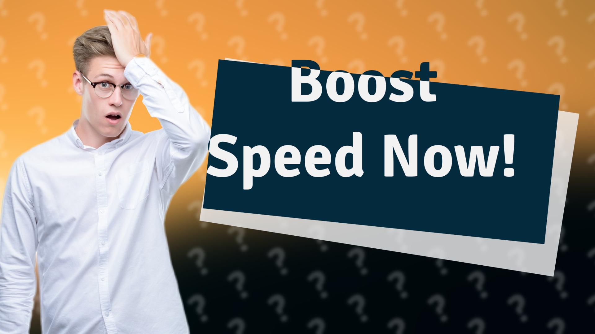 Boost Speed Now!