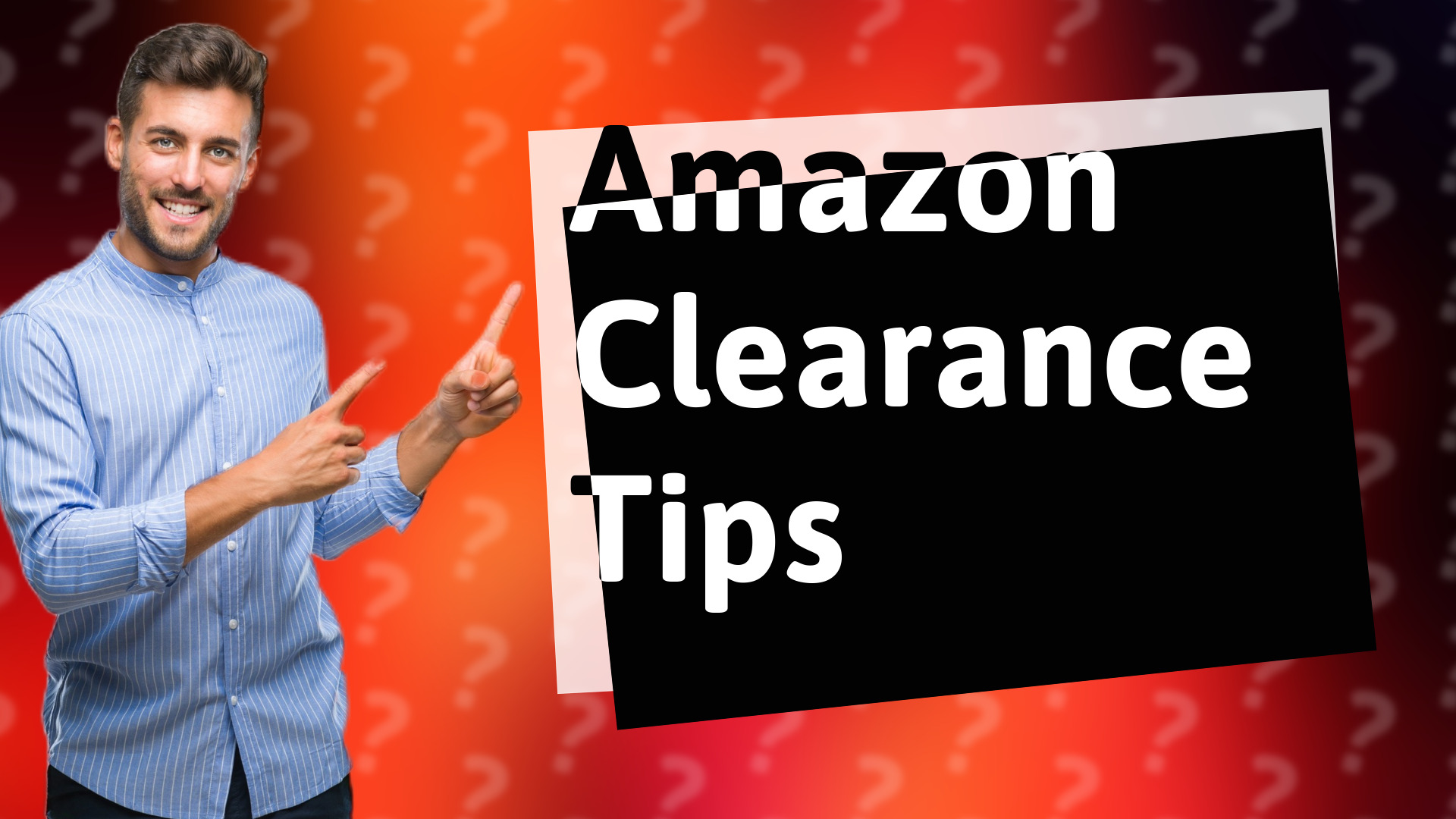 Amazon Clearance Tips