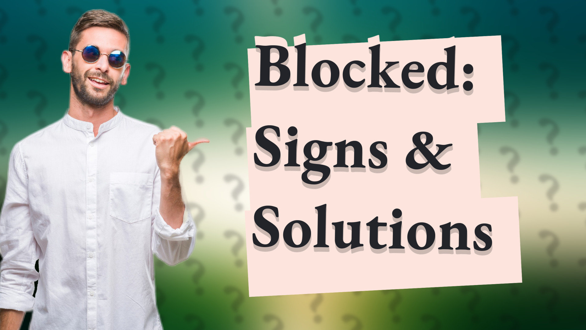 Blocked: Signs & Solutions
