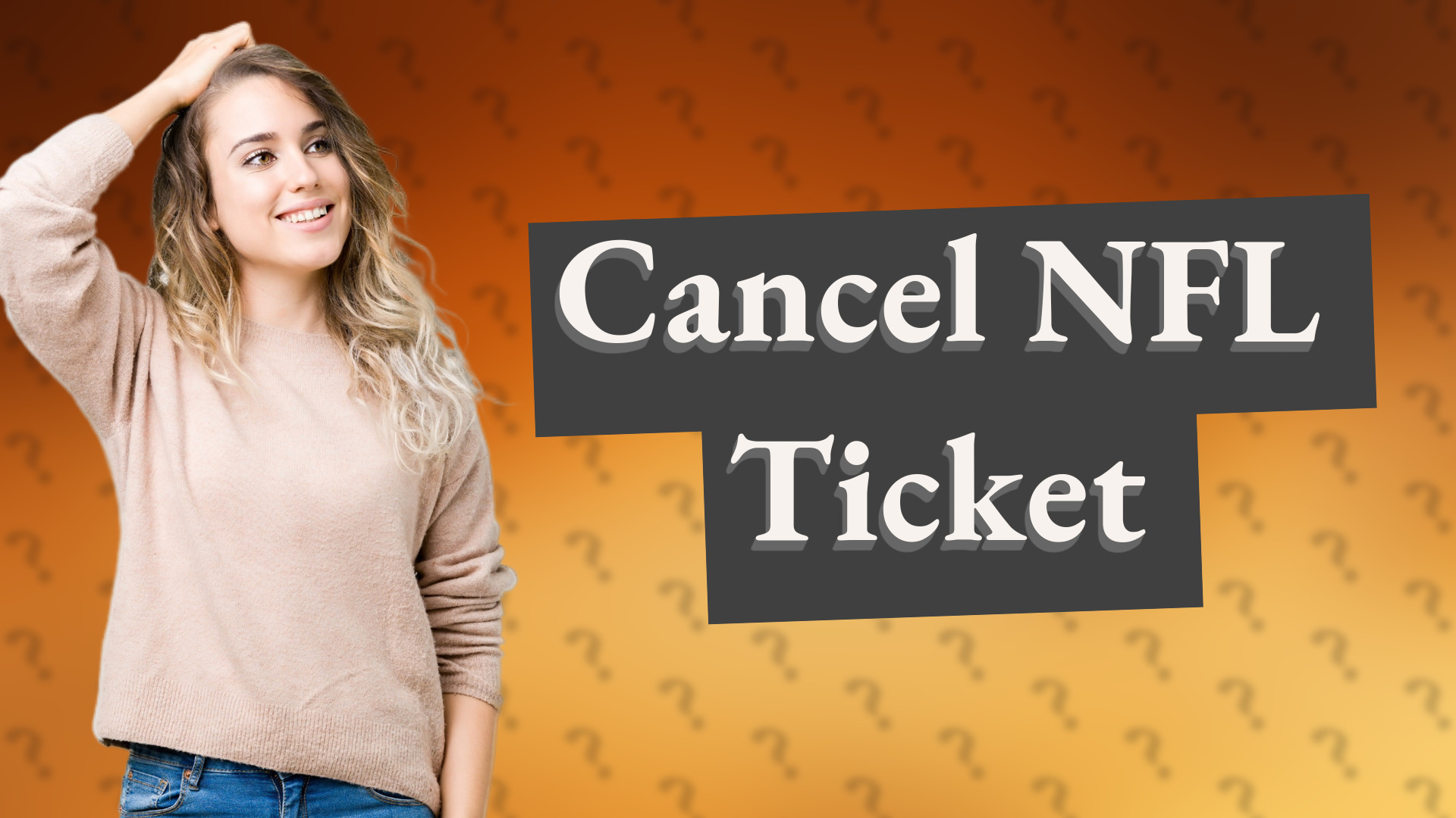 Cancel NFL Ticket