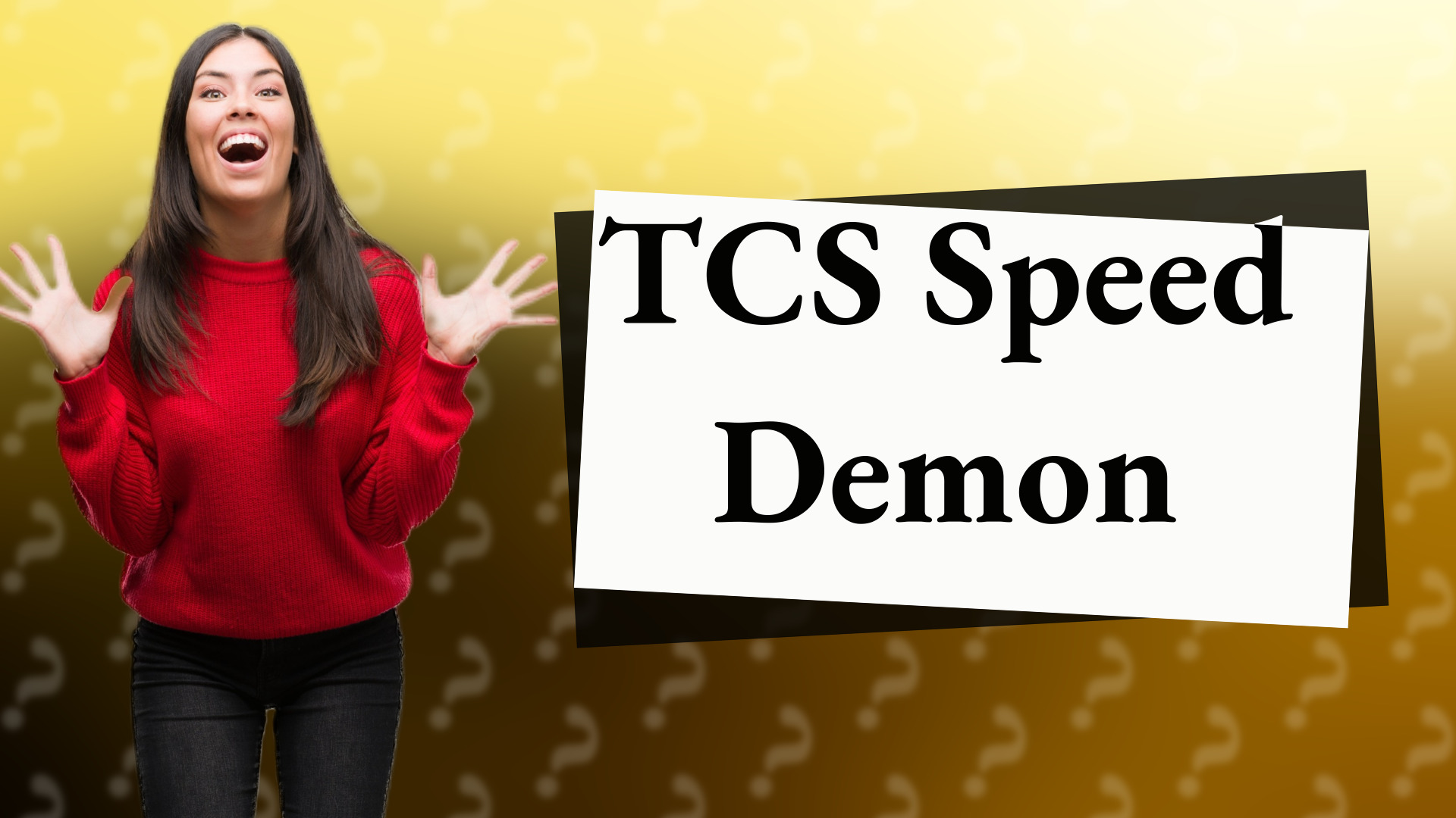 TCS Speed Demon