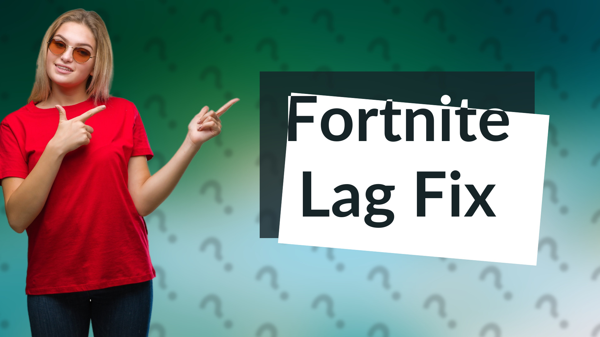 Fortnite Lag Fix