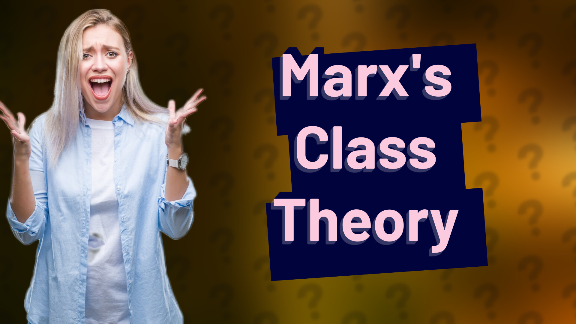 Marx's Class Theory